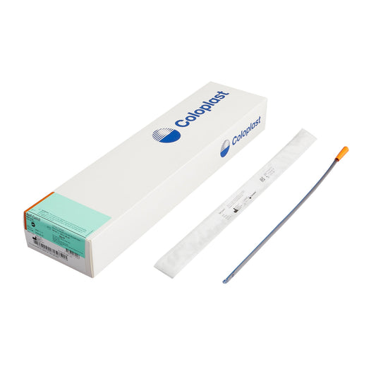 Coloplast Urethral Catheter Self-Cath® Coude Olive Tip Uncoated PVC 16 Fr. 16 Inch