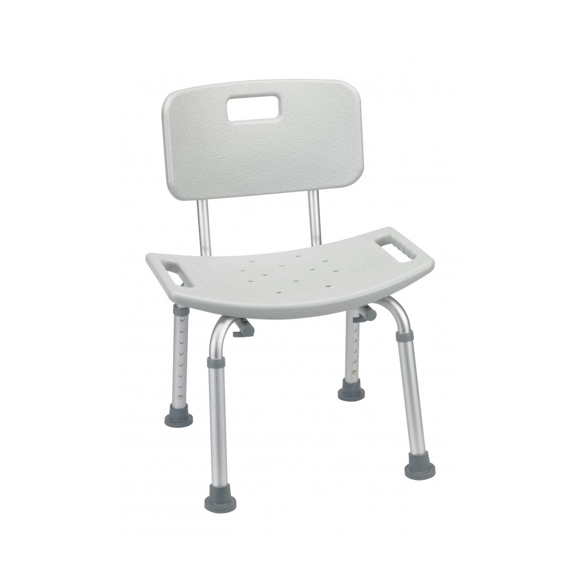Drive Medical Bathroom Safety Shower Tub Bench Chair With Back, Gray