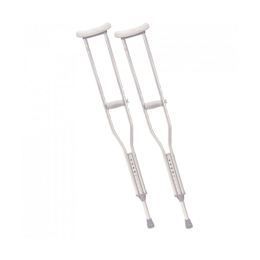 Drive Medical Walking Crutches With Underarm Pad And Handgrip, Tall Adult, 1 Pair