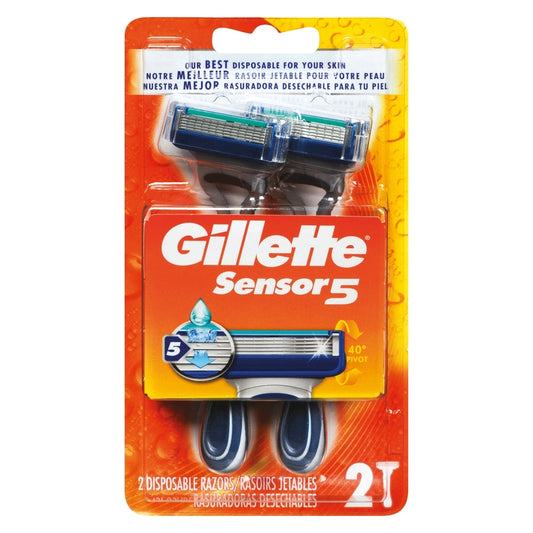 Gillette Sensor Mens Disposable Razors