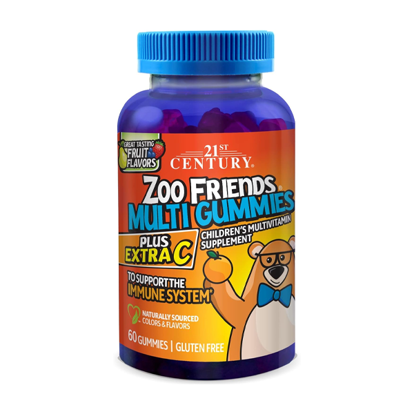 21st Century Zoo Friends MultiVitamin, 60 Gummies