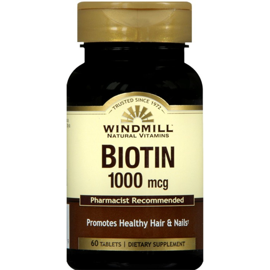 Windmill Biotin 1,000 Mcg Tablets