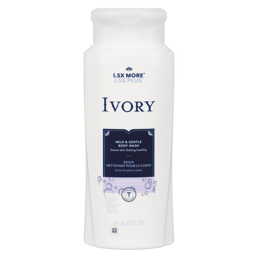 Ivory Mild & Gentle Body Wash, Lavender Scent, 21oz 21 Oz