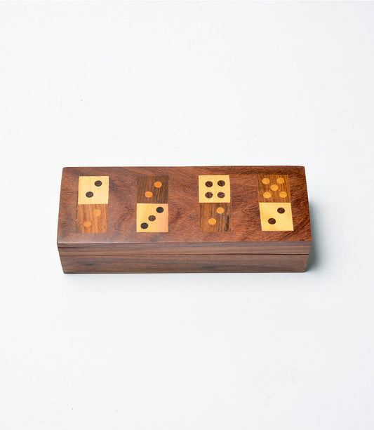 Domino Family Fun Wooden Game Set - Handmade - Osadia Concept Store