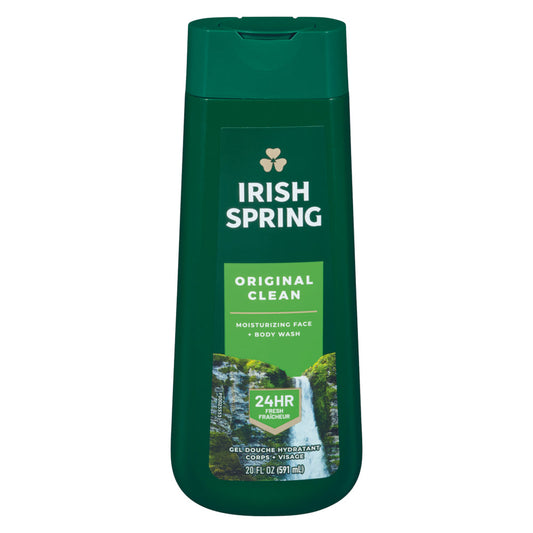Irish Spring Original Clean Body Wash For Men - 20 Fl Oz