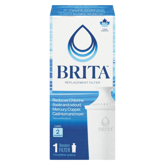 Brita Standard Water Filter, Replacement Filters For Pitchers & Dispensers