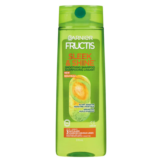 Fructis Garnier Sleek & Shine Shampoo For Dry & Frizzy Hair, 13 Fl Oz
