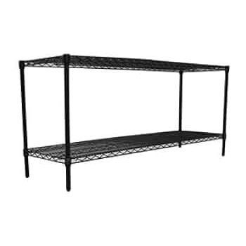 Galvanized Steel Wire Shelf (18"D x 36"W), 2-Pack