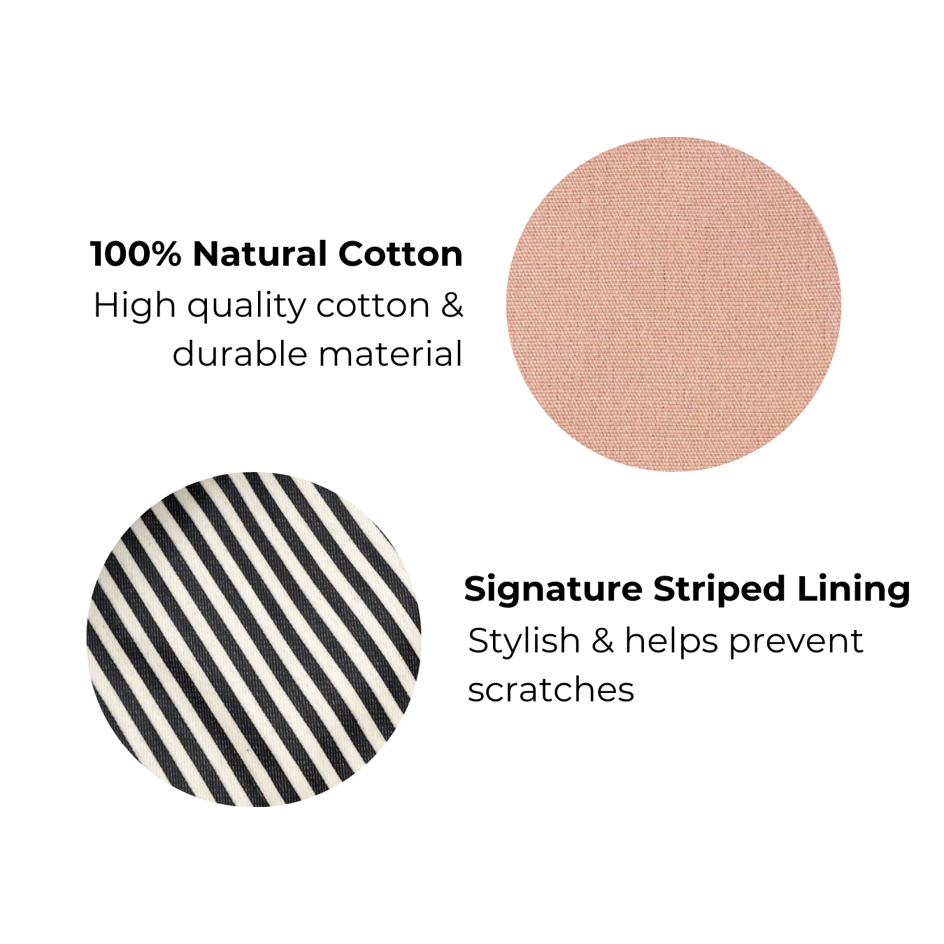 Round Lingerie Case, Pink/Blush - Osadia Concept Store