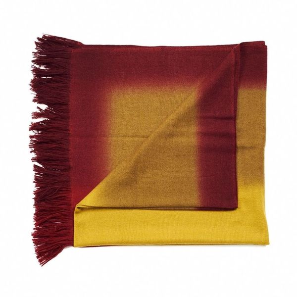 Marigold Merino Ombre Handloom Blanket Scarf