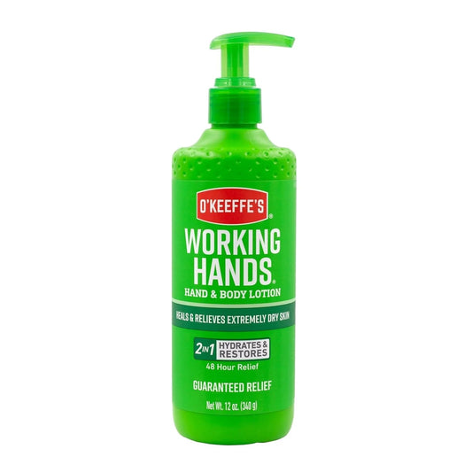 O'Keeffe's Working Hands Hand And Body Lotion 12 Ounce Pump Bottle