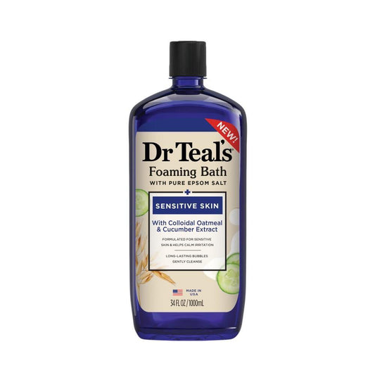Dr Teal's Pure Espom Salt Sensitive Skin With Colloidal Oatmeal & Cucumber Extract