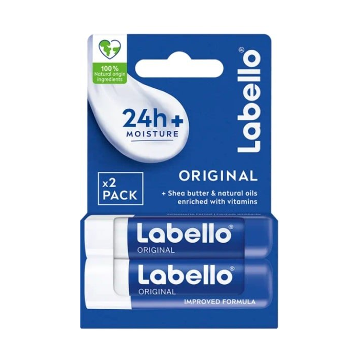 Labello Original 24h Moisture Lip Balm (U) 2x4,8g, Balzam Na Pery Duo