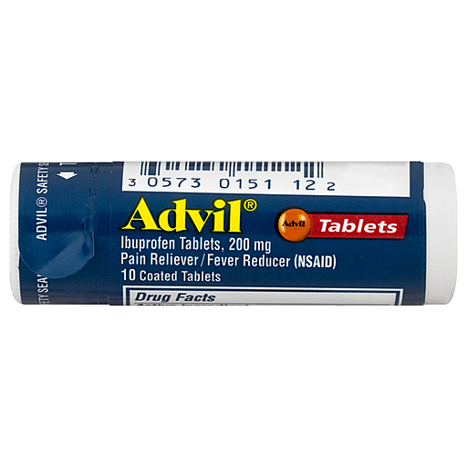 Advil Pain Reliever/Fever Reducer, Ibuprofen, Tablets