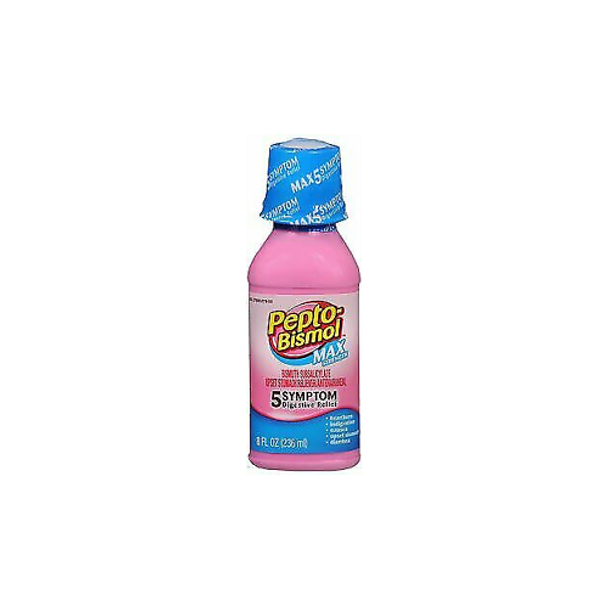 Pepto Bismol Ultra 5 Symptom Fast Relief Liquid - Original, 8 Fl Oz