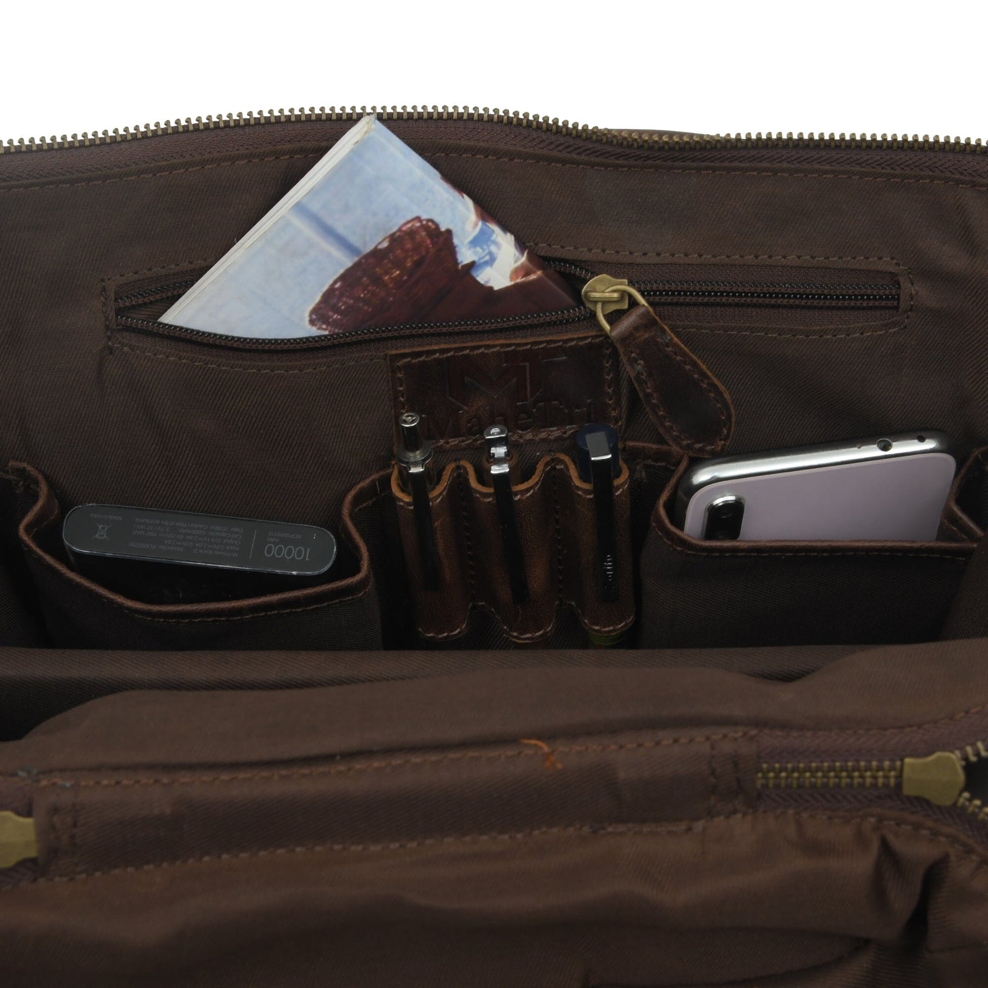 Alpha Brown Buffalo Leather Travel Backpack - Osadia Concept Store