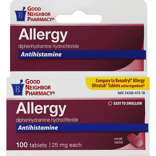 Good Neighbor Pharmacy GNP Diphedryl Tab 100