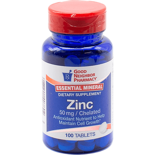 GNP Essential Mineral Zinc 50mg 100 Tablets Dietary Supplement