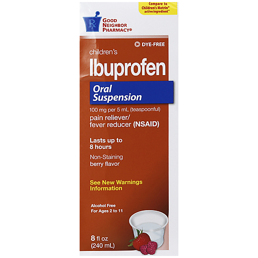 Good Neighbor Pharmacy Gnp Ibuprofen D/f Bery Sus 8 Oz
