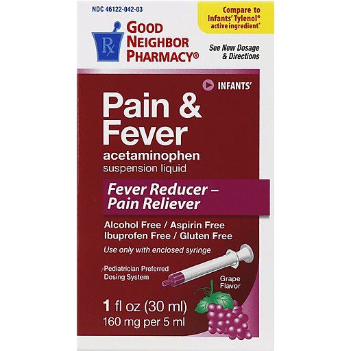 Good Neighbor Pharmacy GNP Infant Grape 160 Mg Suspension 1 Oz
