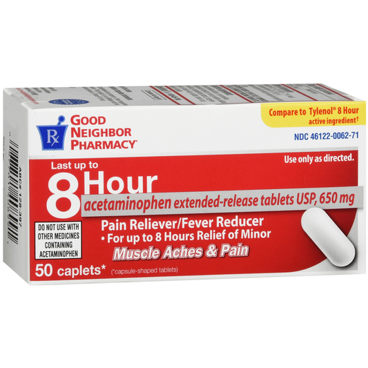 GNP Acetaminophen 650 Mg 8 Hour ER