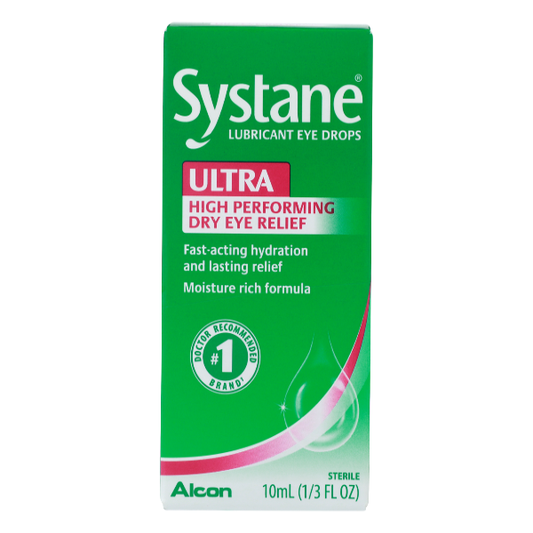 Systane Lubricant Eye Drops Ultra High Performing Dry Relief - 0.33 Fluid Ounce