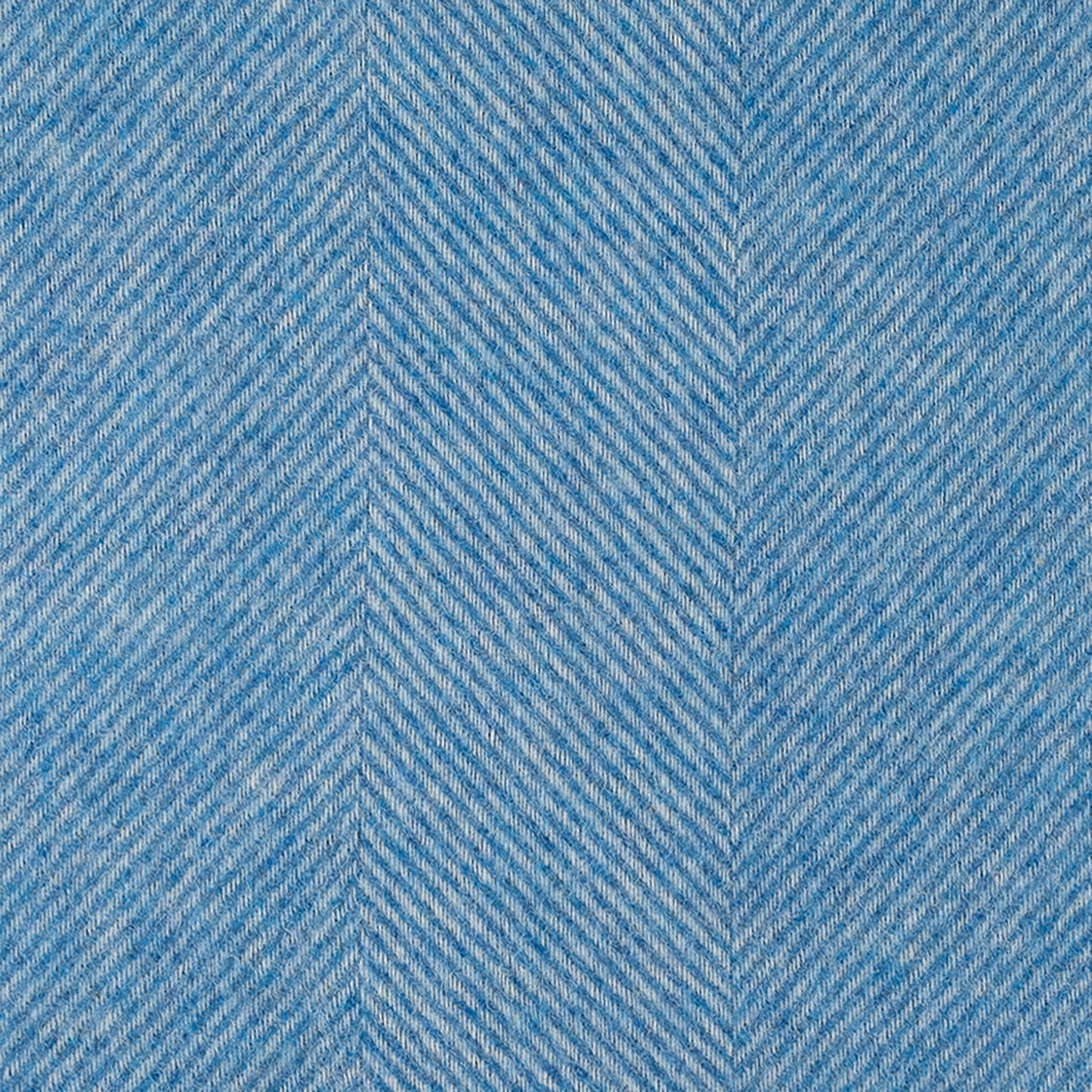Southampton Home Shetland Lambswool Herringbone Throw – Ocean Blue | Woven in England