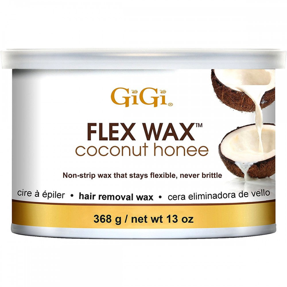 GiGi Coconut Honee Flex Wax Hair Removal Wax, 13 Oz