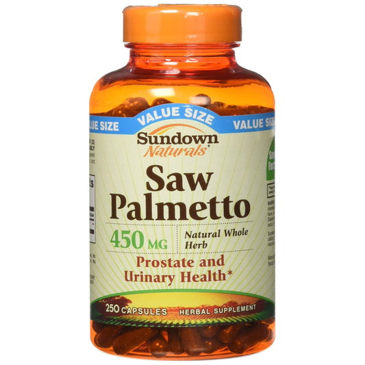 Sundown Naturals Whole Herb Saw Palmetto 450 Mg Capsules