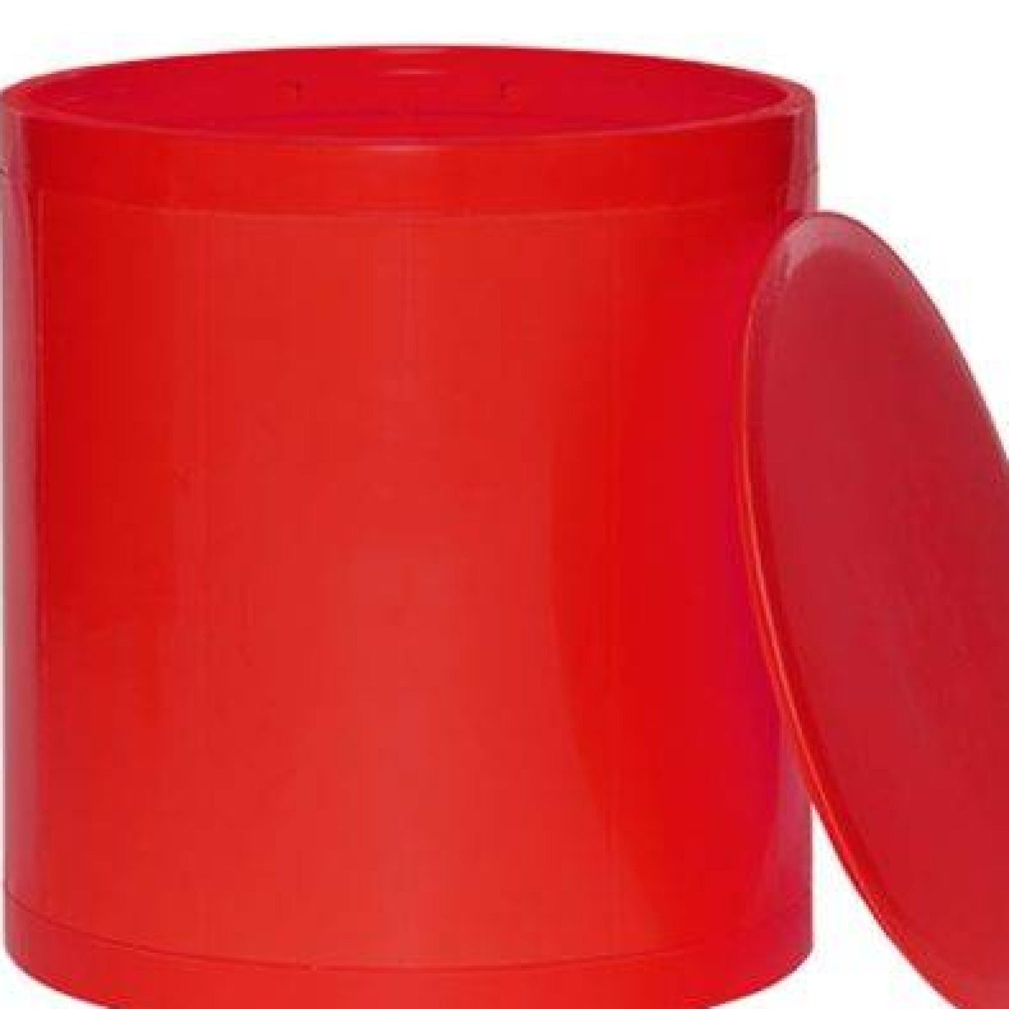 Otto Storage Stool | Round Plastic Storage Ottoman Solid