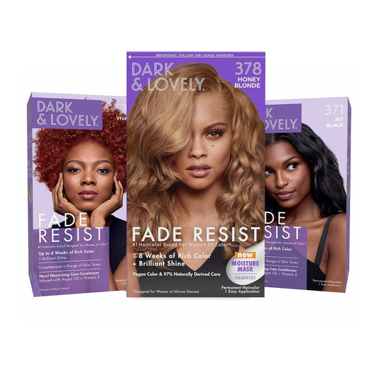 Dark and Lovely SoftSheen-Carson Fade Resist Rich Conditioning Hair Color, Luminous Blonde, 1 Kit