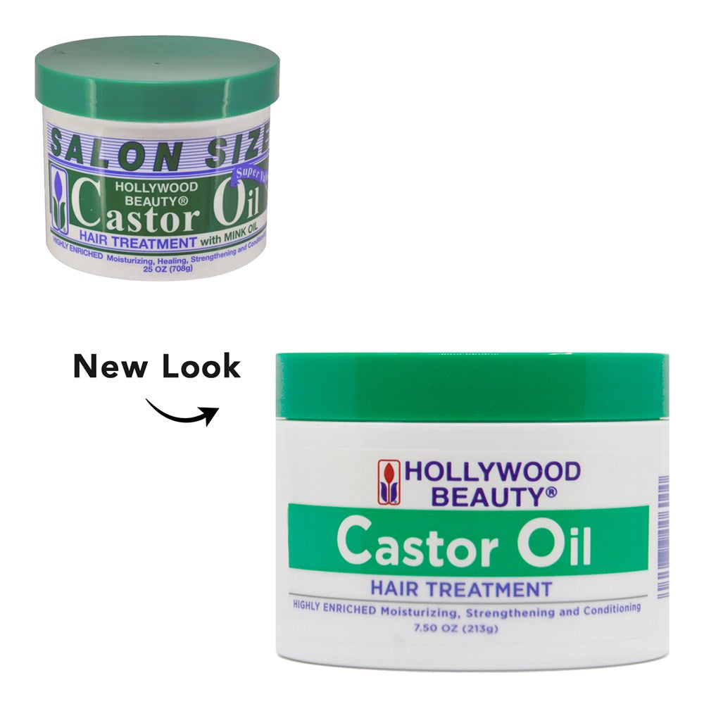 Hollywood Beauty Castor Oil Hair Treatment With Mink Oil, 7.5 Oz - Osadia Concept Store