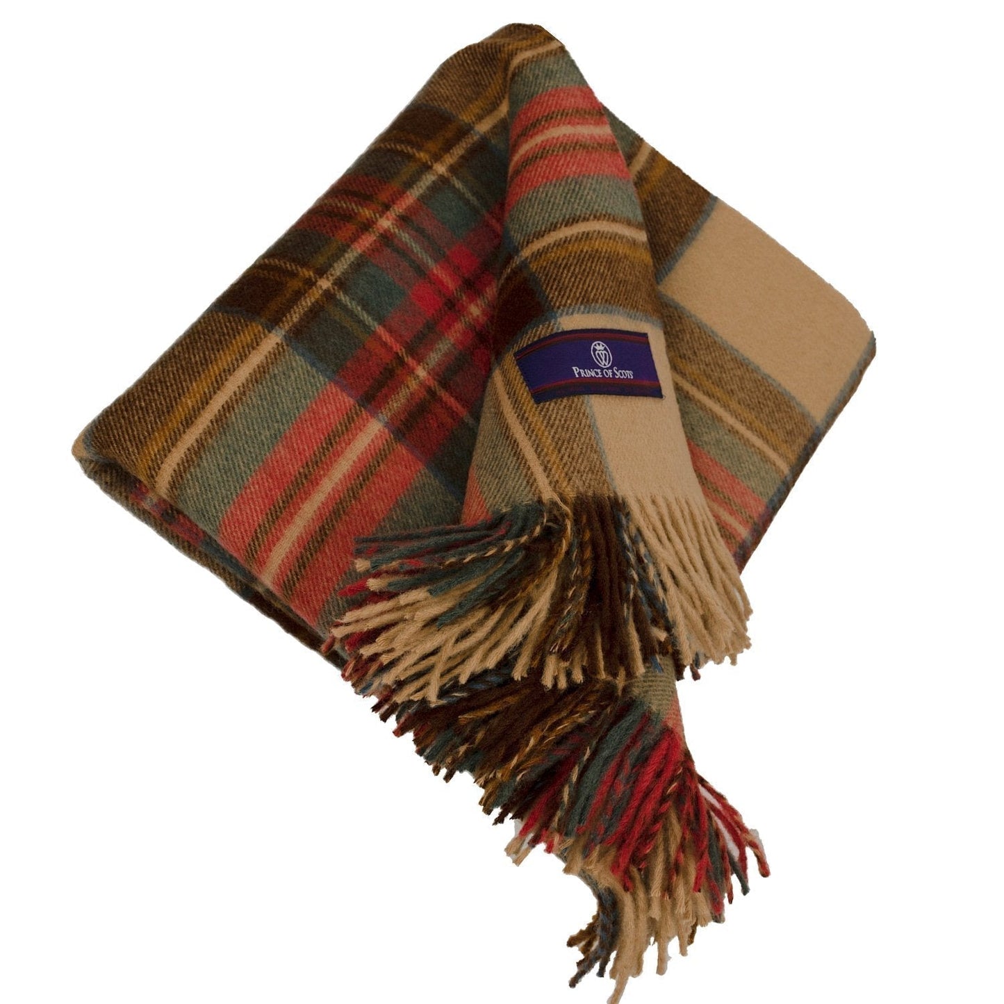 Prince of Scots Merino Wool Throw ~ Antique Dress Stewart ~