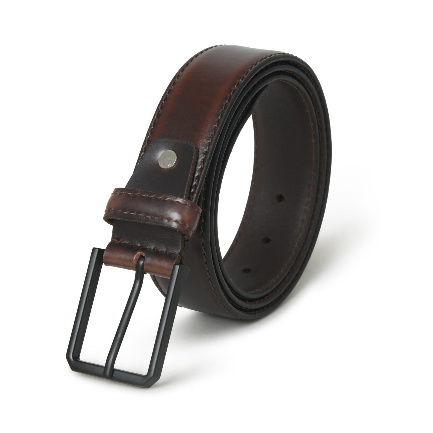 Hickory Brown Leather Belt - Osadia Concept Store