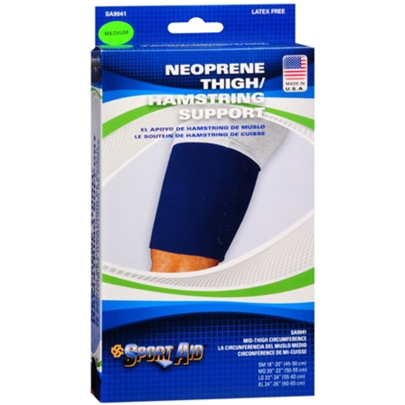 Scott Specialties Sport Aid Neoprene Thigh/Hamstring Support Medium