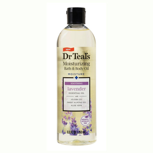 Dr Teal's Body & Bath Oil, Soothe & Sleep With Lavender 8.8 Oz
