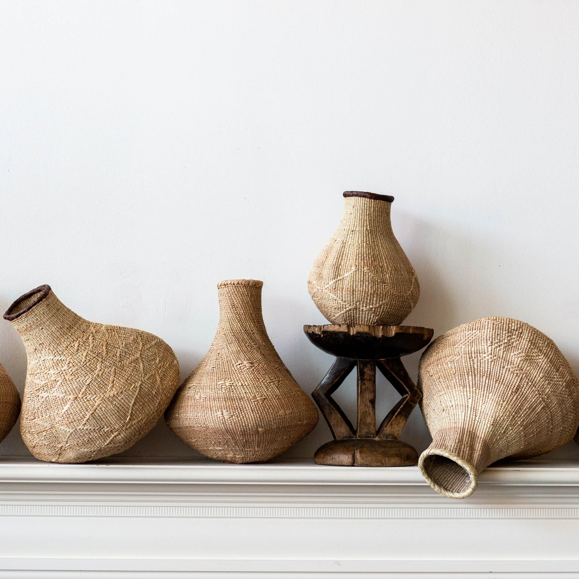 Binga Nongo Natural Woven Gourd Basket - Osadia Concept Store