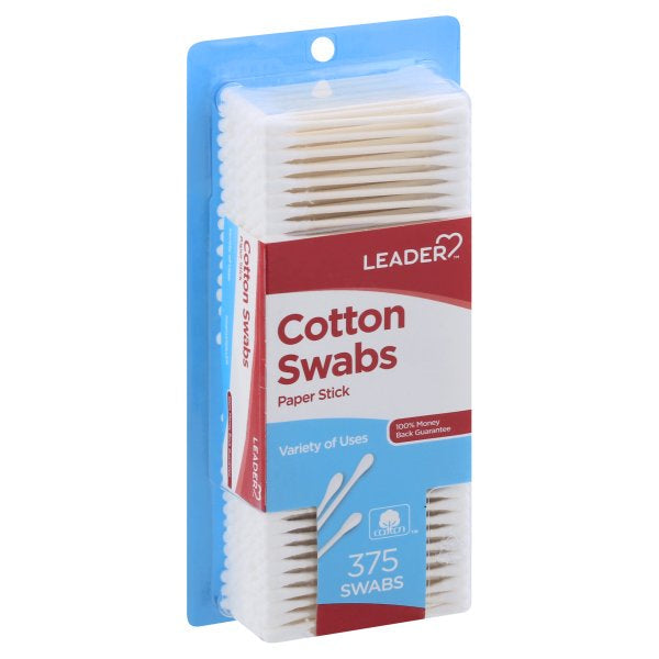 Leader Cotton Swabs, Paper Stick