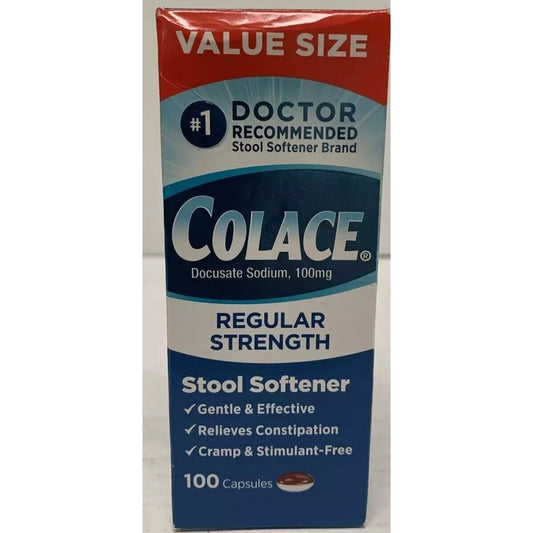 Colace Value Size Regular Strength Stool Softener Capsules - Osadia Concept Store