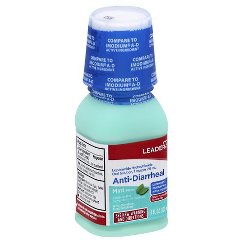 The Leader Anti-Diarrheal, Mint Flavor, 4 Oz