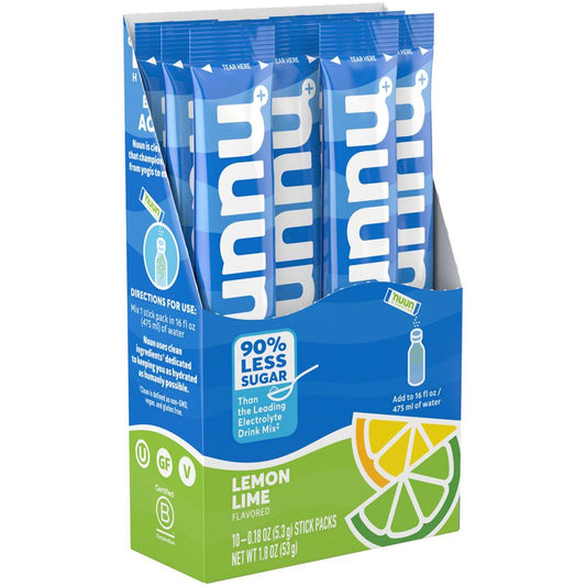 Nuun Sport Powder - Lemon Lime, Box Of 10
