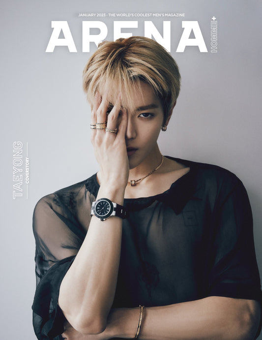 NCT Taeyong On Arena Magazine 2023 Cover (Jan 2023 Issue)