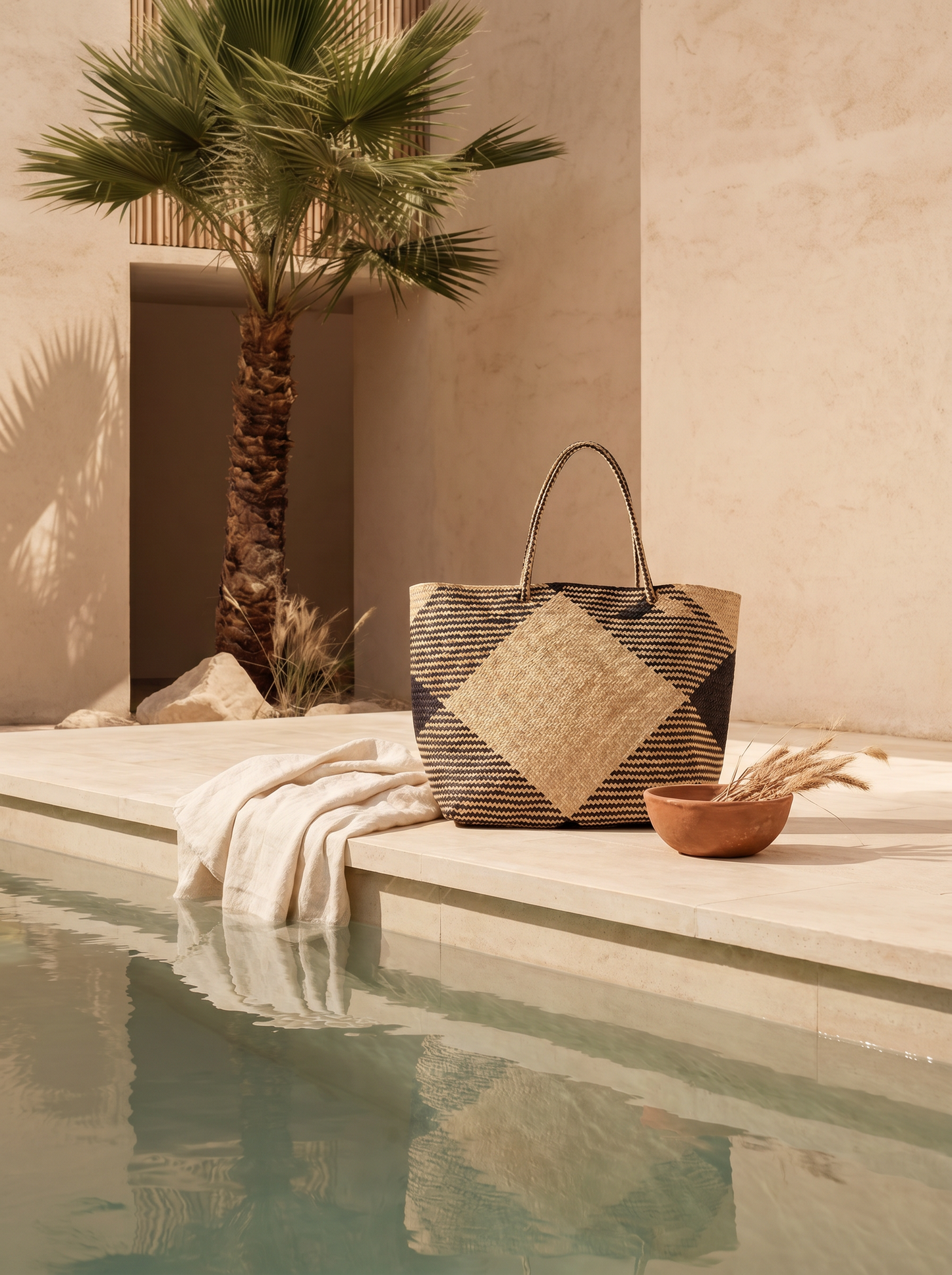 Avery Day Tote - Diamond Motif