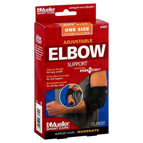 Mueller Elbow Support, Adjustable, One Size