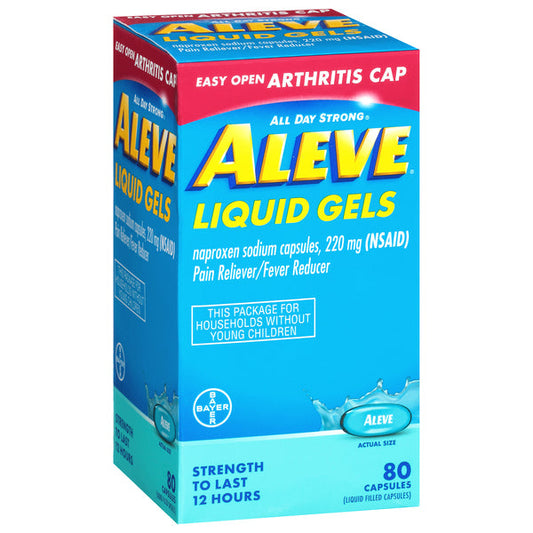 Aleve All Day Strong Capsules Liquid Gels 220 Mg Naproxen Sodium