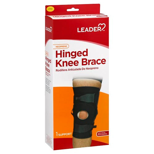 Leader Knee Brace, Hinged, Neoprene, Large
