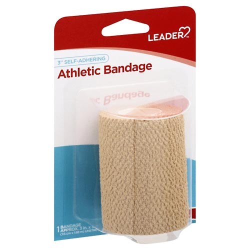 Leader Athletic Bandage, Self-Adhering, 3 Inches