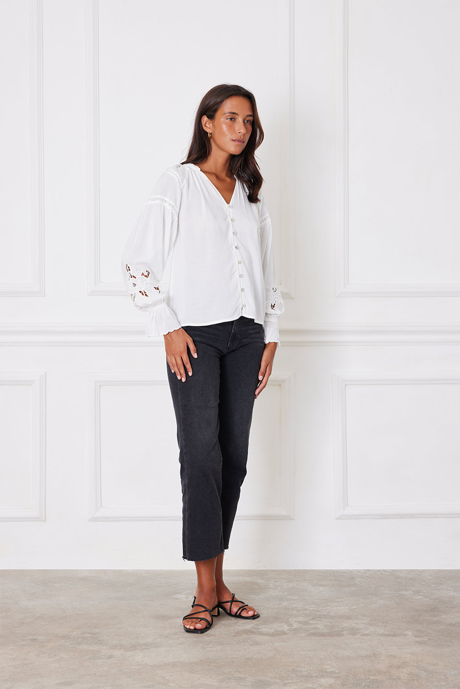 Stevie Blouse in Off White - Osadia Concept Store
