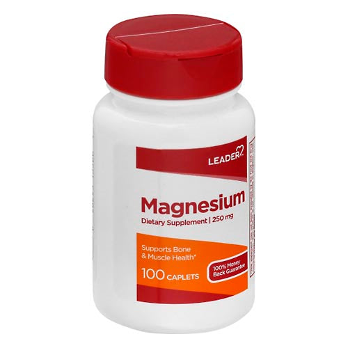 Leader, Magnesium, 250 Mg, Caplets