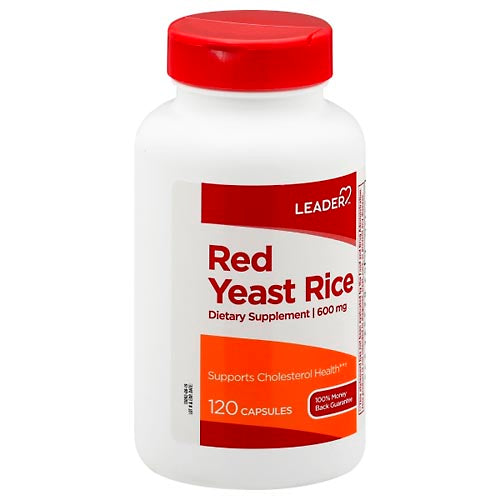 Leader, Red Yeast Rice, 600 Mg, Capsules